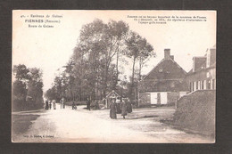 CPA  62 PAS DE CALAIS FIENNES BOEUCRES ROUTE DE GUINES No.41 ENVIRONS DE GUINES E CACHE GUINES - Autres & Non Classés