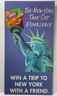 Statue Of Liberty National Monument Holding Crosse & Blackwell Noodle Creative Advertising Postcard - Advertising