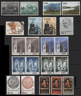 Ireland (06) 1975 Commemoratives. 17 Different Stamps. Mint & Used. Hinged. - Other & Unclassified