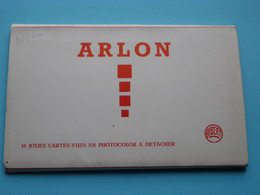 ARLON Carnet > 10 Jolies Cartes-Vues En Photocolor A Detacher ( Edit. Albert - Imp. Walraevens ) 19?? ( Voir Photo ) ! - Arlon