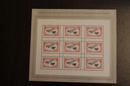 USA 1998; Trans-Mississippi Stamp Designs; MiNr Block 44, MNH - Sheets