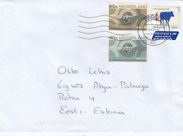 GOOD NETHERLANDS Postal Cover To ESTONIA 2021 - Good Stamped: Cow ; ITU / UIT - Covers & Documents