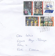 GOOD NETHERLANDS Postal Cover To ESTONIA 2021 - Good Stamped: Bicycles ; Children - Briefe U. Dokumente