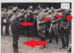 342, Foto Willi Blomquist Mit Adolf Hitler Und Rudolf Heß, Sehr Seltene Aufnahme RR ! - 1939-45
