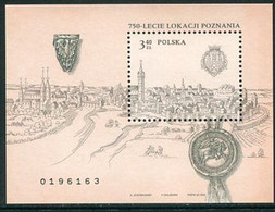 POLAND 2003 750th Anniversary Of Poznan  MNH / **.  Michel Block 156 - Nuevos