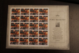 USA 2014; Schlacht Am Fort McHenry; Folienbogen, Sk, MiNr 5107 BA, MNH - Fogli Completi