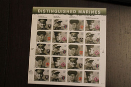 USA 2005; Distinguished Marines; Folienbogen, Sk, MiNr  4009-11, MNH - Fogli Completi