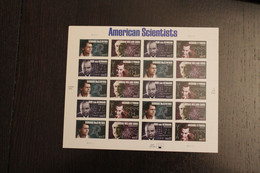 USA 2005; Amerikanische Wissenschaftler (I); Folienbogen, Sk, MiNr  3923-26, MNH - Ganze Bögen