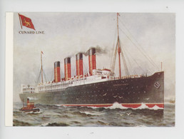 Cunard Line - S.S. Mauretania (Mauritania) Paquebot Cp Vierge - Steamers