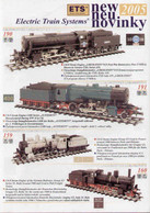 Catalogue ETS Electric Train System 2005 New All Metal O Scale  - En Anglais, Allemand Et Tchèque - Inglese