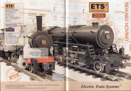 Catalogue ETS Electric Train System 2006 New All Metal O Scale  - En Anglais, Allemand Et Tchèque - English