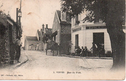 Cpa Vosves, Rue Du Port Seine Et Marne. - Andere & Zonder Classificatie