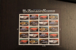 USA 2008; Klassische Automobile; Folienbogen, Sk, MiNr  4447-51, MNH - Sheets
