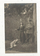 Cp , Carte Photo , Militaria , Militaire   , NICE,  écrite 1916 - Personajes