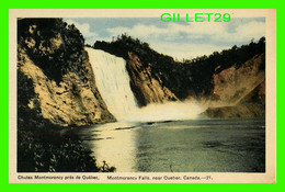 QUÉBEC - CHUTES MONTMORENCY PRÈS DE QUÉBEC - PECO - - Cataratas De Montmorency