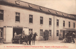 CPA 75 PARIS MEUNERIE BOULANGERIE DE L'ASSISTANCE PUBLIQUE DE PARIS MAGASIN A BLES FACADE SUR LA COUR - Altri & Non Classificati