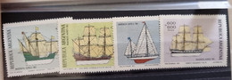 ARGENTINE Bateaux, Bateau, Voiliers, Voilier. Yvert N°1185/88 ** MNH Caravelle, Galion Espagnol, Corvette, Yacht - Ships