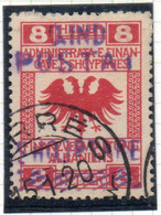 12CRT236 - ALBANIA 1919, Yvert 88a+b (spst Violetta + Senza Valore) O Michel 60 II Usato. VARIETA' - Albanië