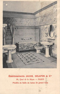 CPA 75 PARIS XIIe QUAI DE LA RAPEE ETABLISSEMENTS JACOB DELAFON MODELE DE SALLE DE BAINS DE GRAND LUXE - Distrito: 12