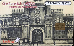 GUATEMALA  -  Phonecard  - Telgua -  Guatemala Historica  - Antigua Escuela  -  Ladatel 0.20 - Guatemala