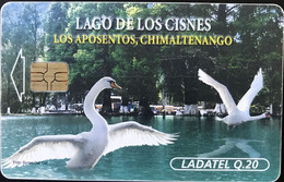 GUATEMALA  -  Phonecard  - Telgua -  Lago De Los Cisnes -  Ladatel 0.20 - Guatemala