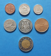 Coinset From Canada From 1c To 2 Dollar, Used - Otros – América