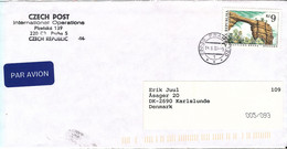 Czech Republic Cover Sent To Denmark Oakland Praha 14-6-2000 Single Franked - Sonstige & Ohne Zuordnung