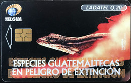 GUATEMALA  -  Phonecard  - Telgua -  Especies Guatemalcas En Peligro De Extincion -  Ladatel 0.20 - Guatemala
