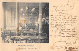 CPA 75 PARIS XIe BRASSERIE GEORGES BOULEVARD VOLTAIRE (rare - Paris (11)