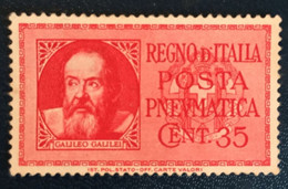 1933 - Italia - Regno D'Italia - Posta Pneumatica . Galileo Galilei- Cent 35 - A1 - Nuevos