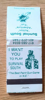 SURVIVAL SOUTH,BOOKMATCHES/MATCHBOOK,ALLUMETTES - Zündholzschachteln