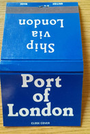 PORT OF LONDON,BOOKMATCHES/MATCHBOOK,ALLUMETTES - Zündholzschachteln