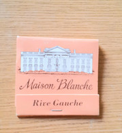 MAISON BLANCHE,BOOKMATCHES/MATCHBOOK,ALLUMETTES - Zündholzschachteln