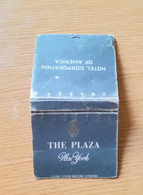 THE PLAZA,BOOKMATCHES/MATCHBOOK,ALLUMETTES - Zündholzschachteln