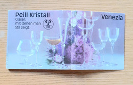 PEILL KRISTALL,BOOKMATCHES/MATCHBOOK,ALLUMETTES - Zündholzschachteln