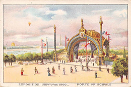Image; 13.5 X 9.5  Exposition Universelle Paris 1900. Porte Principale  Chicorée A La  Bergère 59 Haubourdin (voir Scan) - Sonstige & Ohne Zuordnung