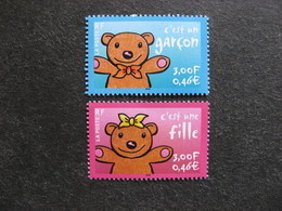TB Paire N° 3377 Et N° 3378, Neufs XX. - Unused Stamps
