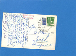 Allemagne Bizone 1951 Carte Postale De Titisee (G2810) - Cartas & Documentos