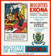 Buvard Devinette BISCOTTES EXONA 91 ESSONNES (CORBEIL) Essonne - ALADIN - Biscottes