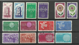 FRANCE Small Lot Of Europa CEPT Stamps O - Sammlungen