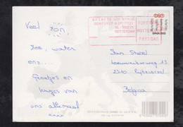 Spain 2002 Postcrad Private TNT Stamp Via Netherlands To Belgium - 2001-10 Briefe U. Dokumente