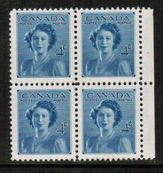 CANADA  Scott # 276** VF MINT NH BLOCK Of 4 (Stamp Scan # 789) - Blocks & Sheetlets