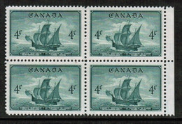 CANADA  Scott # 282** VF MINT NH BLOCK Of 4 (Stamp Scan # 789) - Blocks & Sheetlets