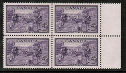 CANADA  Scott # 283** VF MINT NH BLOCK Of 4 (Stamp Scan # 789) - Blocs-feuillets