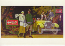 Coca-Cola  -  Voiture  -  Publicité D'epoque 1924  -  Carte Postale - Pubblicitari