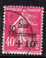 FRANCE Timbre Oblitéré N° 266, Au Profit De La Caisse D'Amortissement - Gebraucht