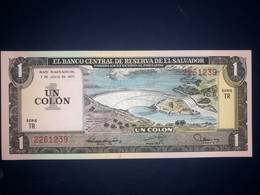 UNC El Salvador Banknote P125a ( 07/07/1977) 1 Colon - Salvador