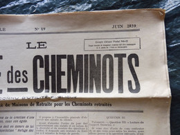 Juin 1939  LE REFUGE DES CHEMINOTS : - Informaciones Generales