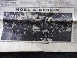 1935  Noël à BERLIN ; Etc  ( Journal L'AMI DU PEUPLE ) - Testi Generali