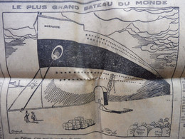 1932  NORMANDIE , Le Plus Grand Bateau Du Monde  ; Etc  ( Journal L'AMI DU PEUPLE ) - Informations Générales